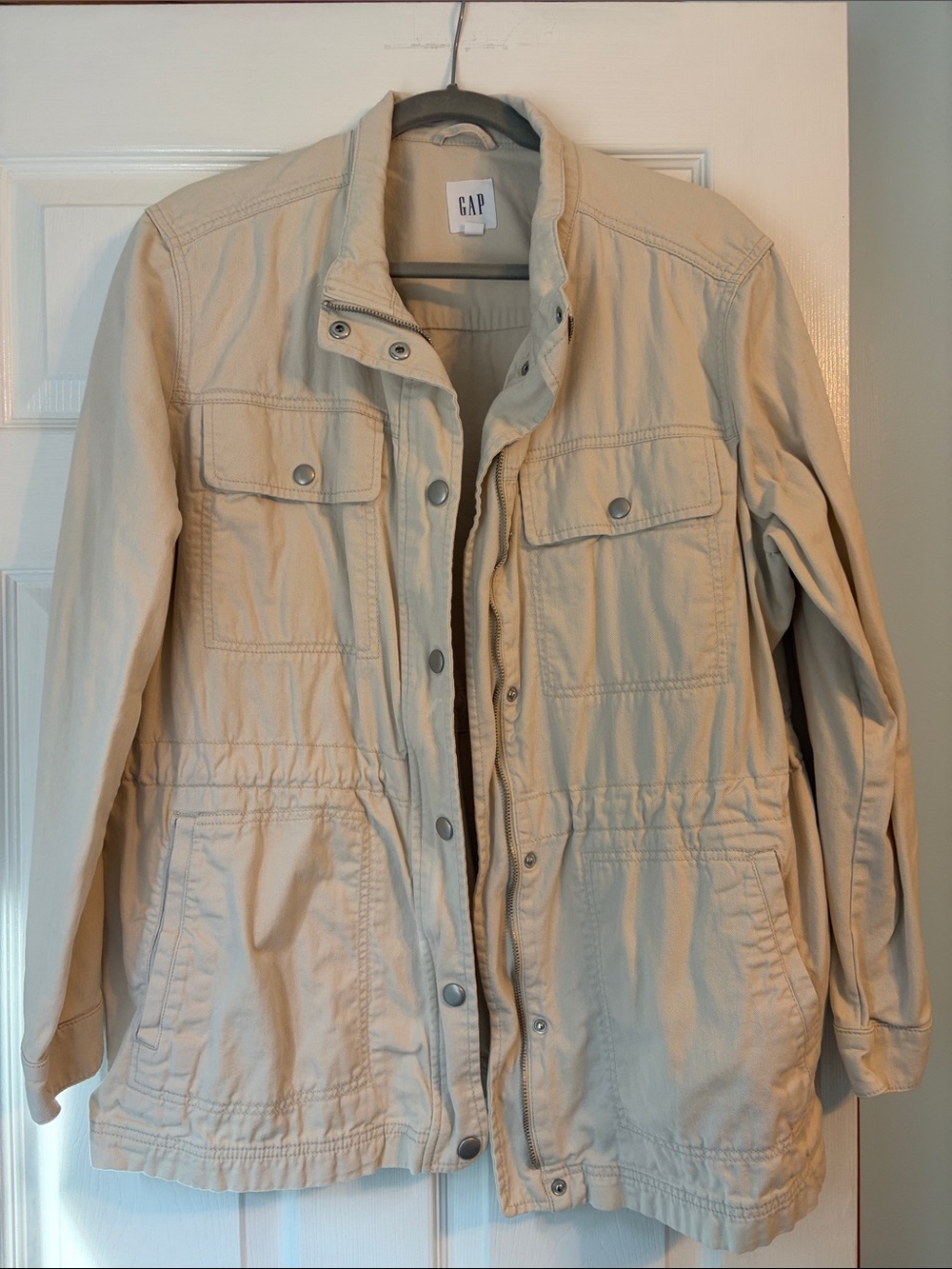 GAP Women's Light Tan Utility Field Jacket